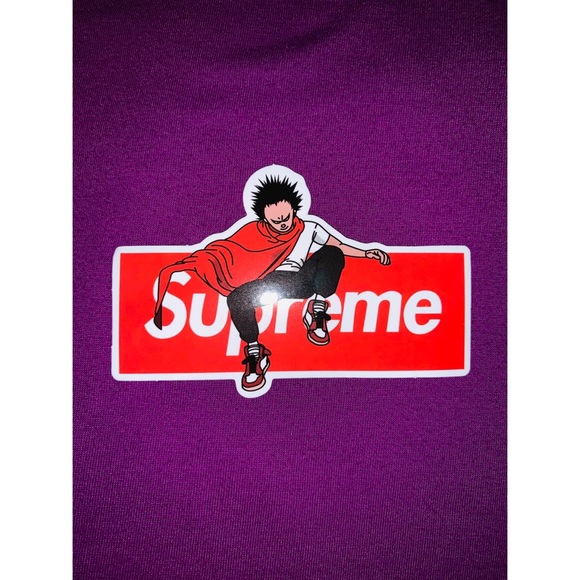 supreme anime sticker